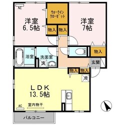 メゾンドール　C棟の物件間取画像